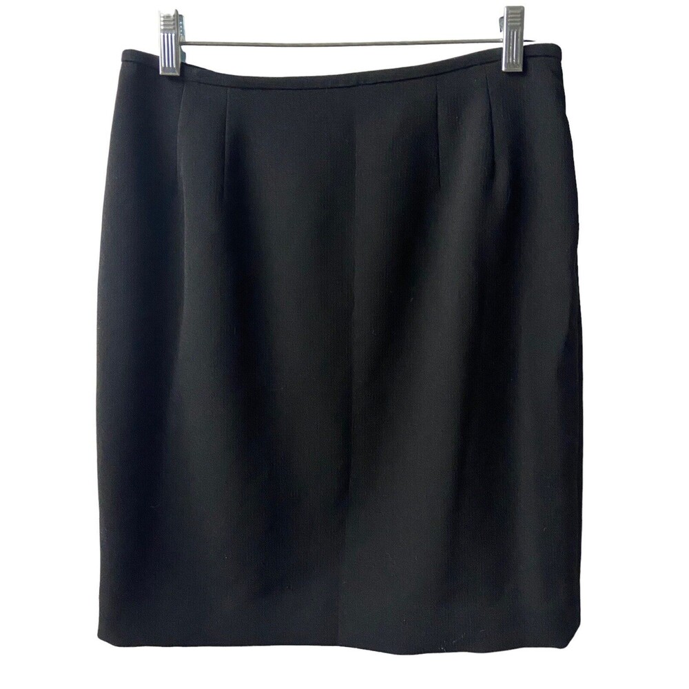 Evan-Picone Skirt Size 6p Black Pencil Office Petites Travel